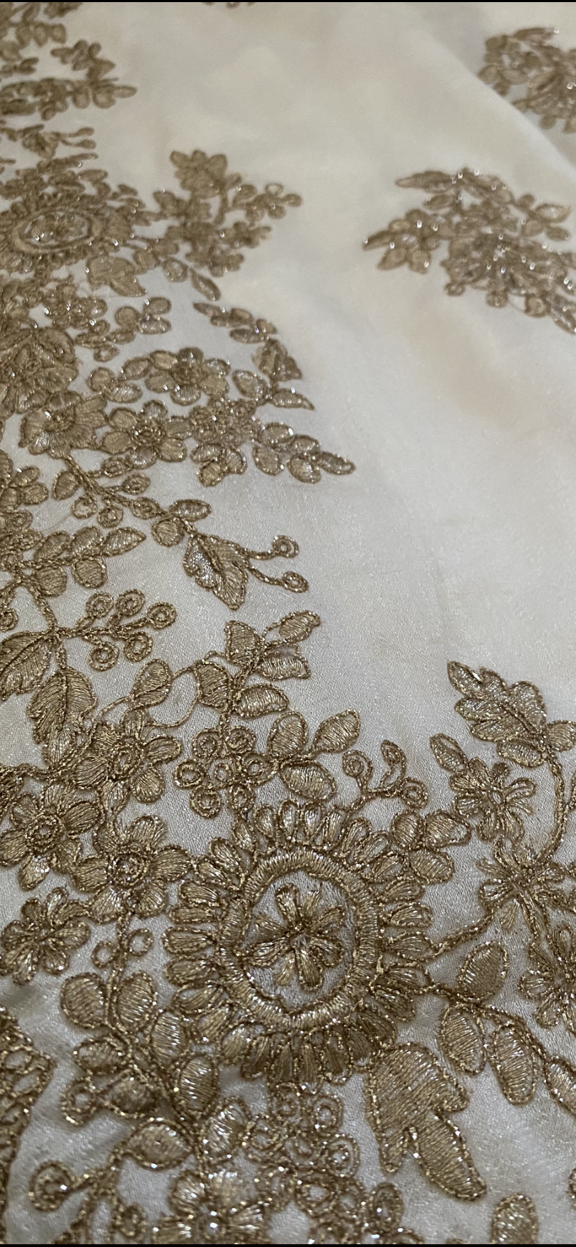 Saree Nour blanc