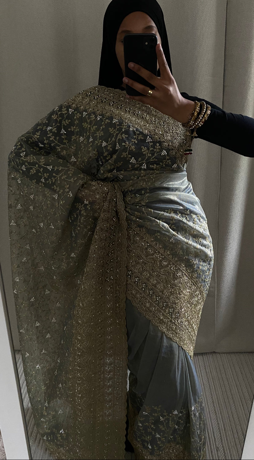 Saree Rym gris