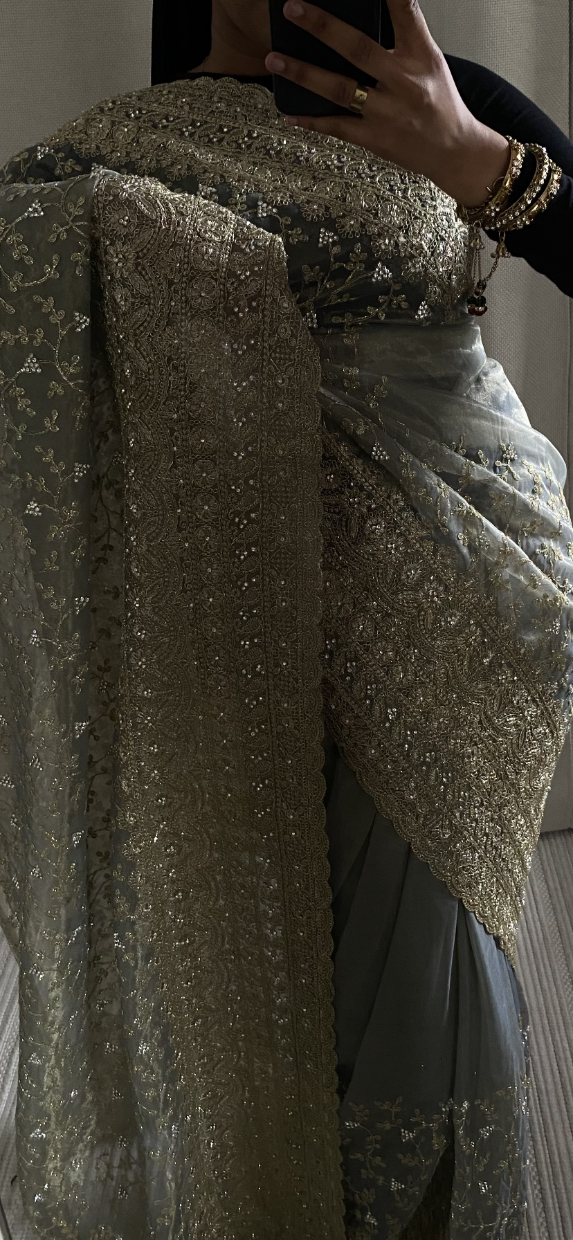 Saree Rym gris