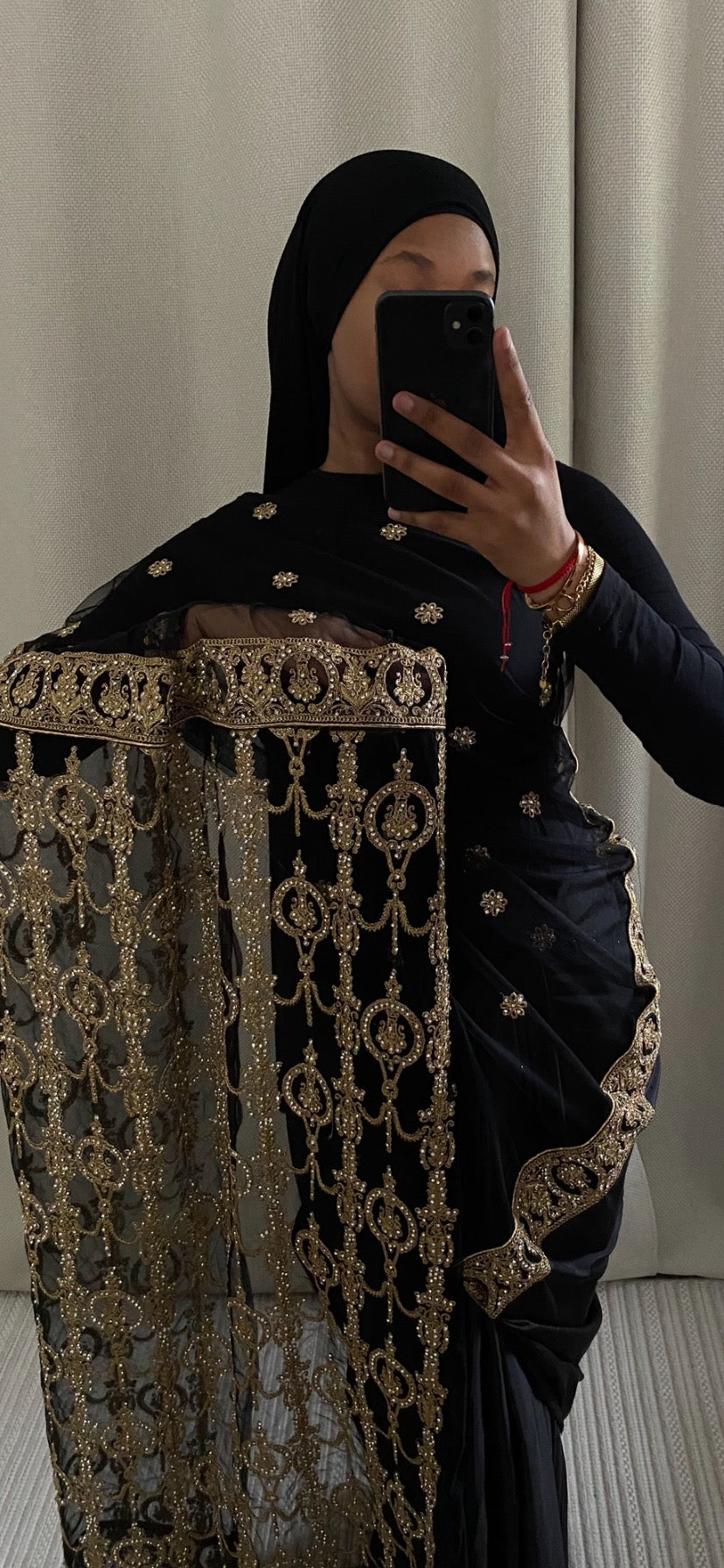 Saree imane Gold