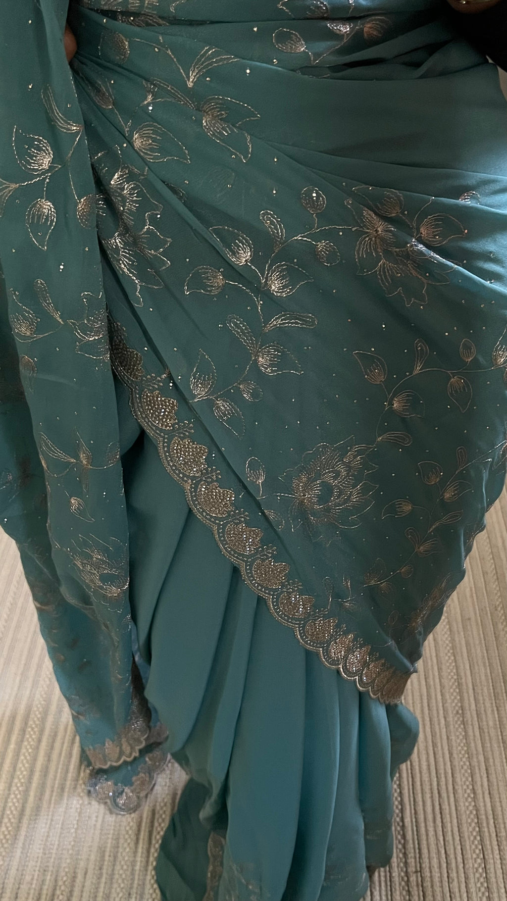 Saree Melia bleu