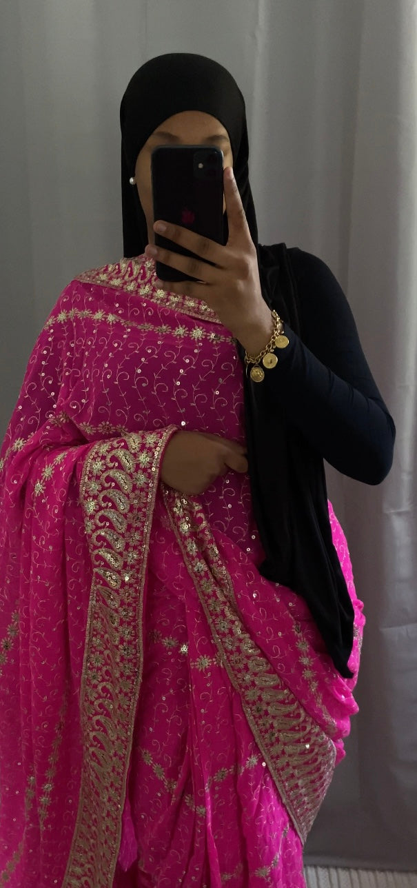 Saree Pinky easy drape