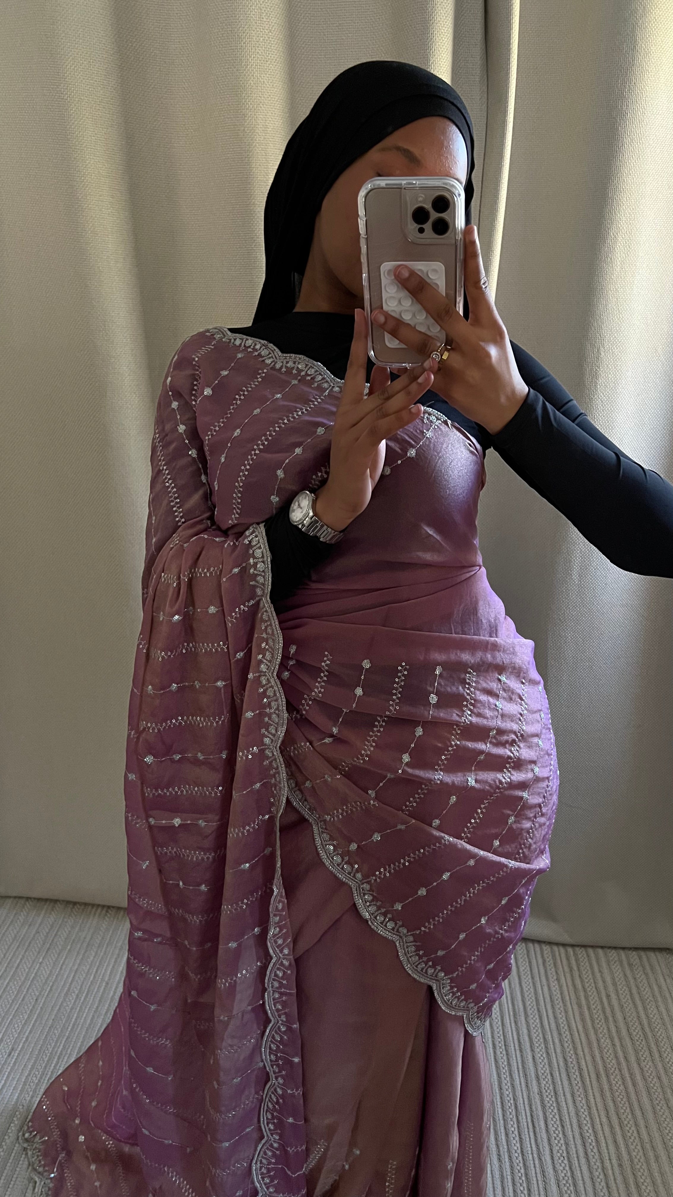 Saree Nouriya Rose