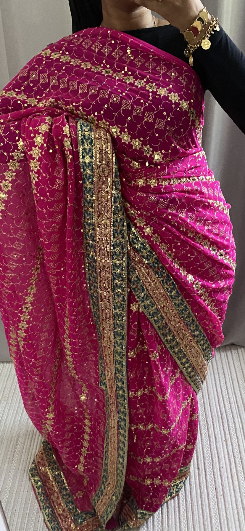 Saree Pinky vert