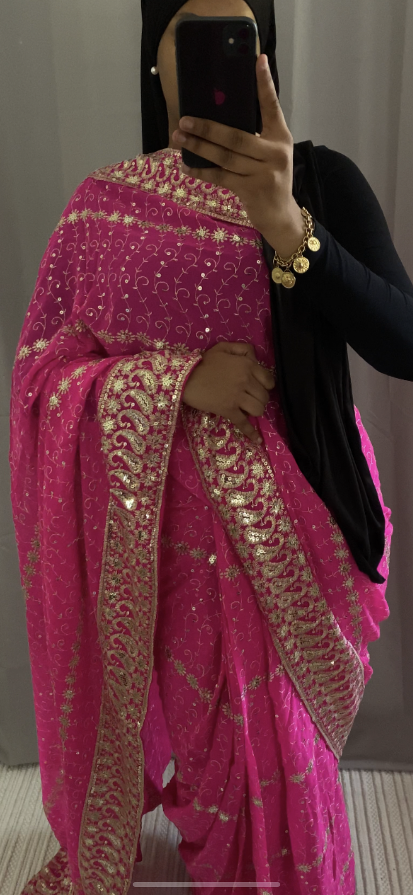 Pinky easy drape saree