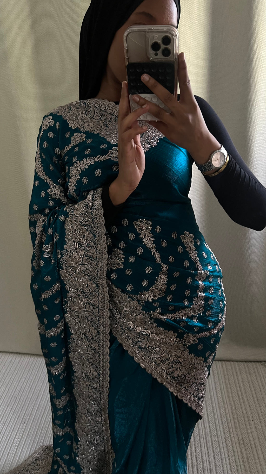 Saree Laya Bleu