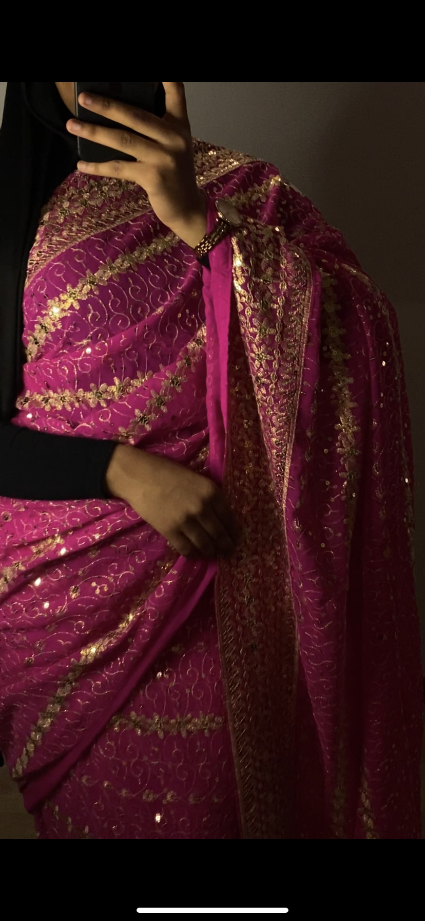 Pinky saree(2)