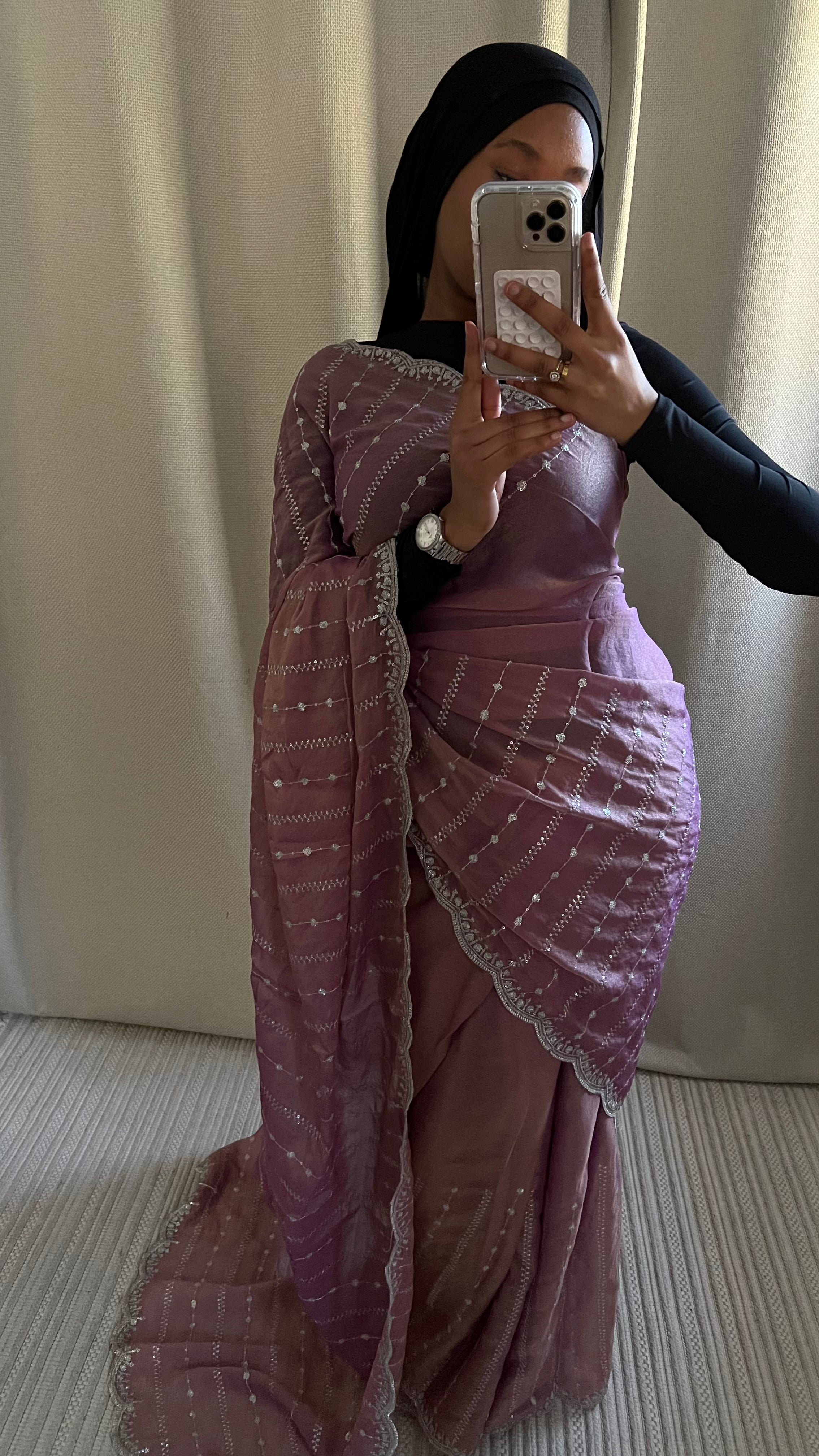 Saree Nouriya Rose