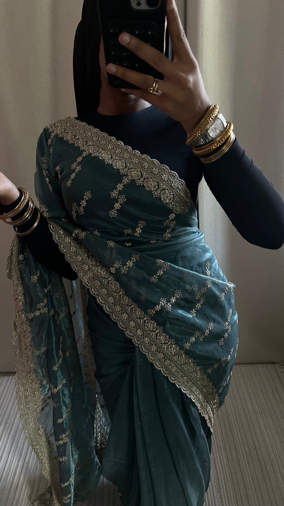 Saree Myah bleu