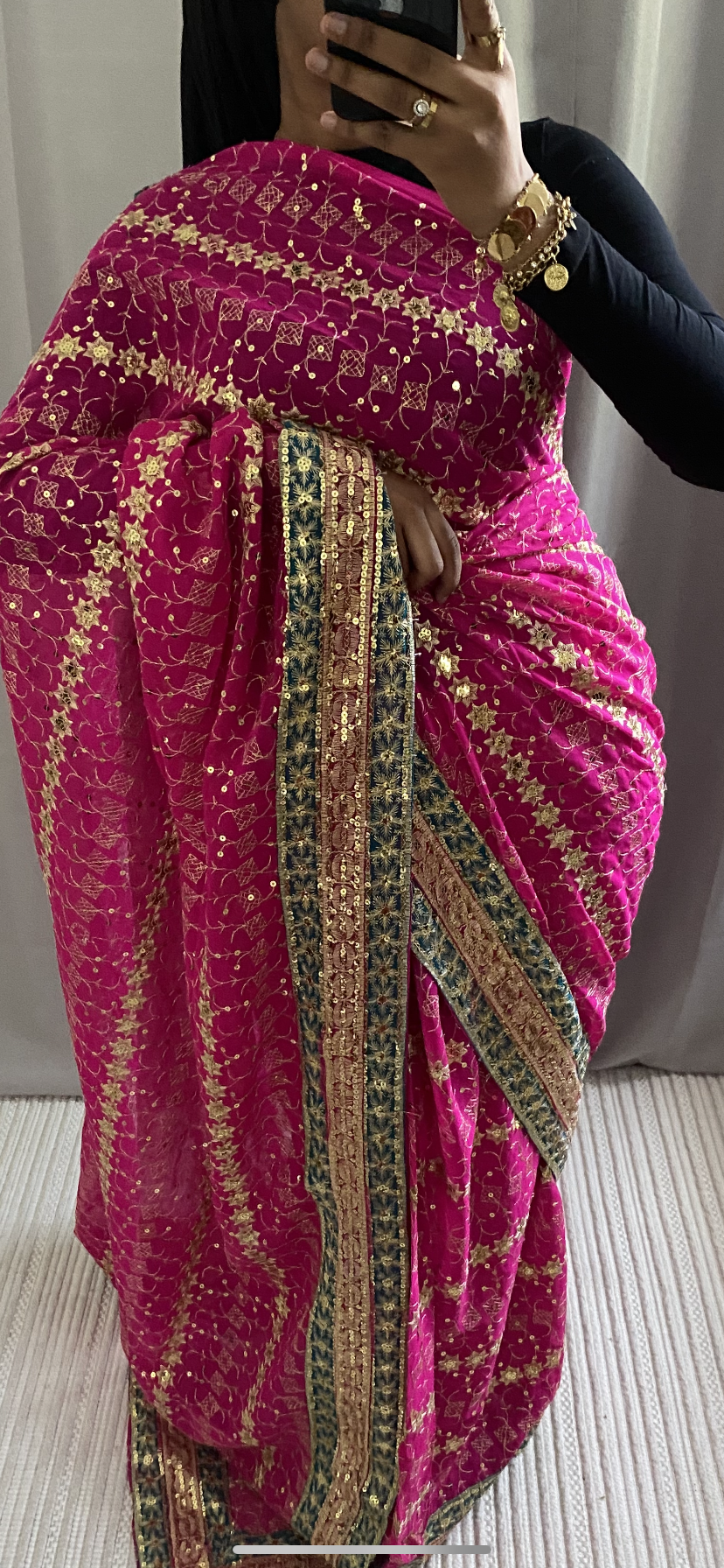 Saree Pinky vert