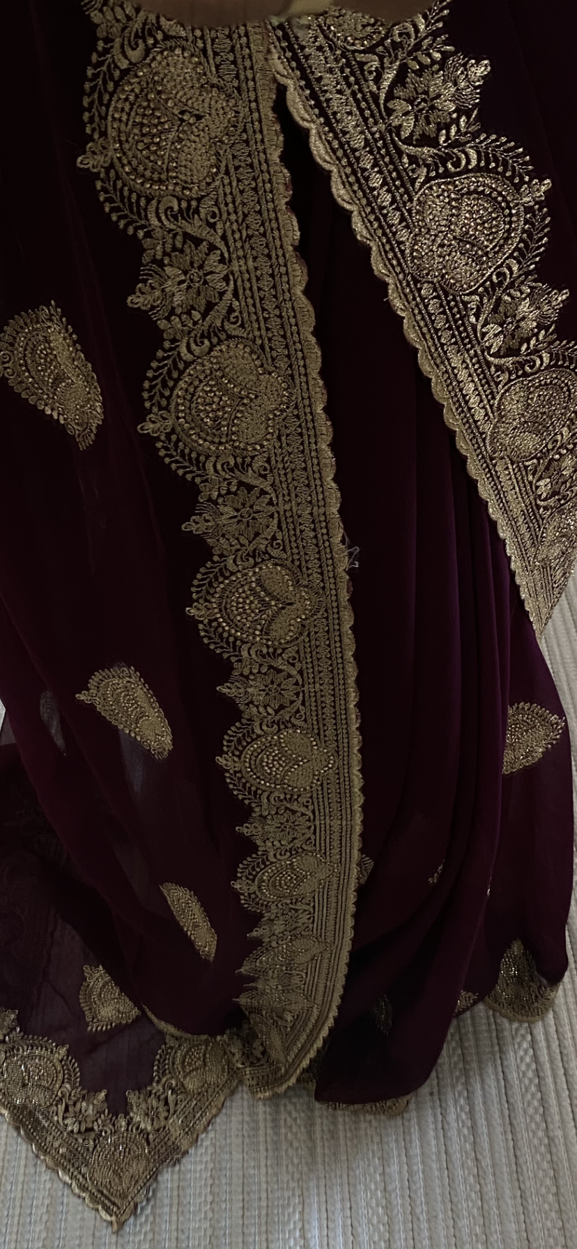 Saree Mayssa violet