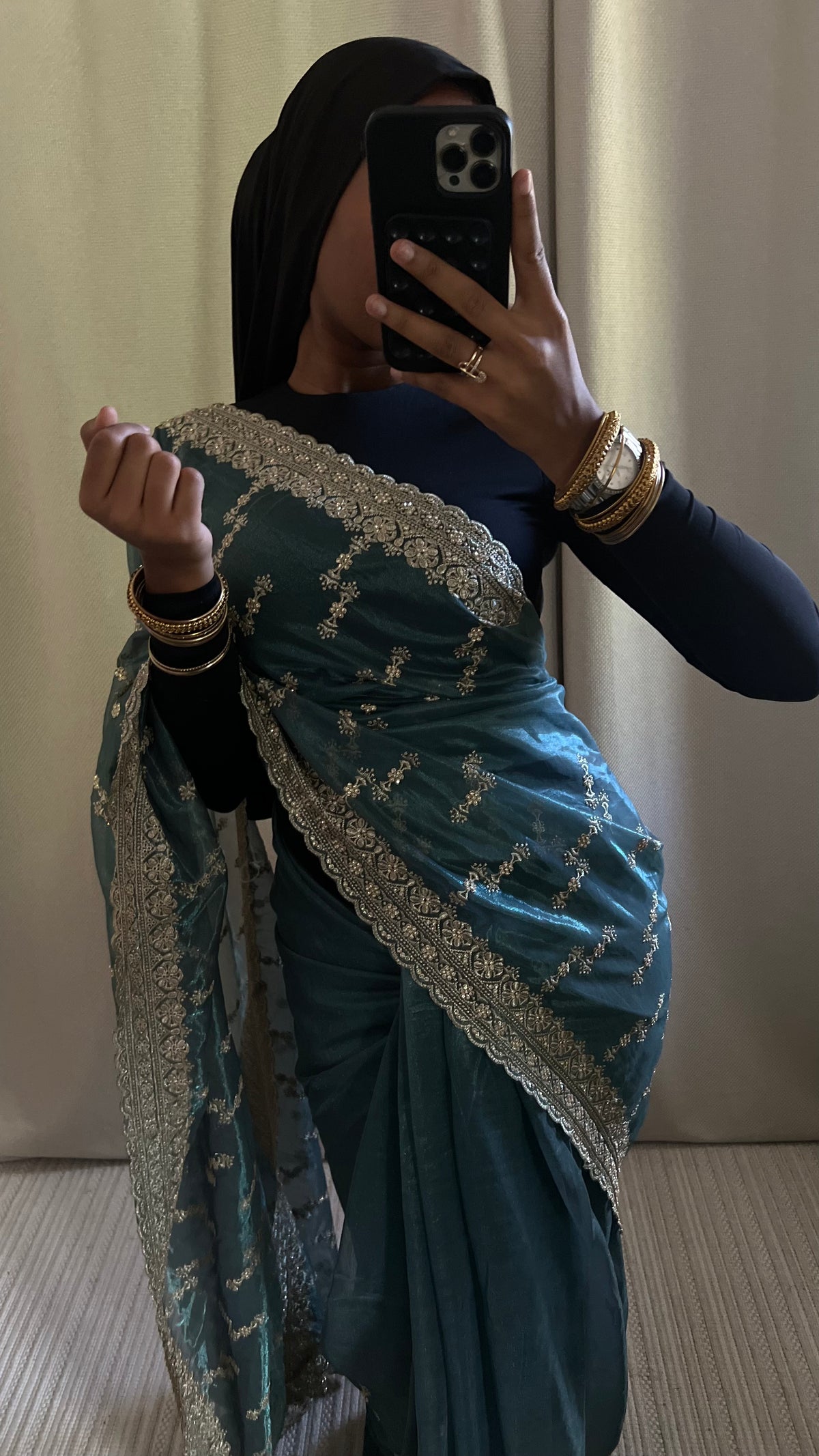 Saree Myah bleu