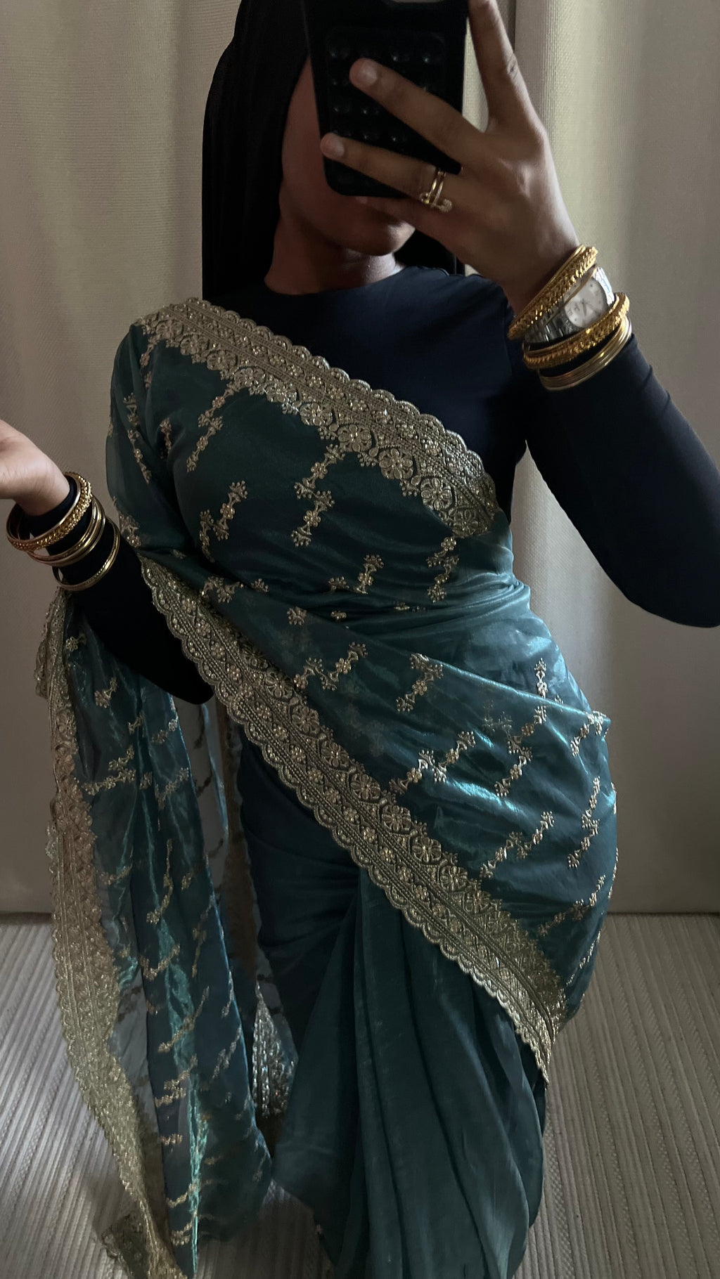 Saree Myah bleu