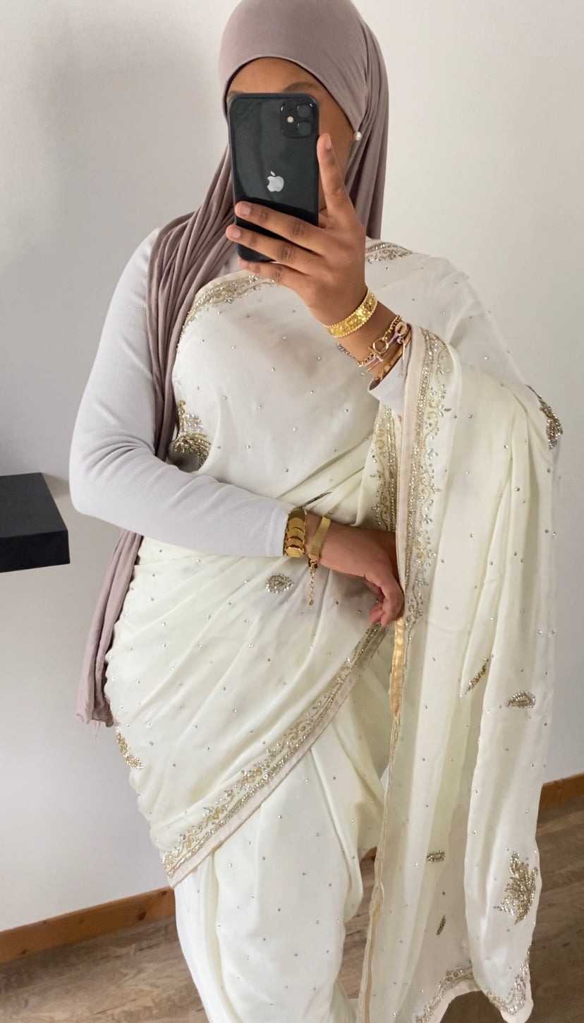 Saree Manel doré