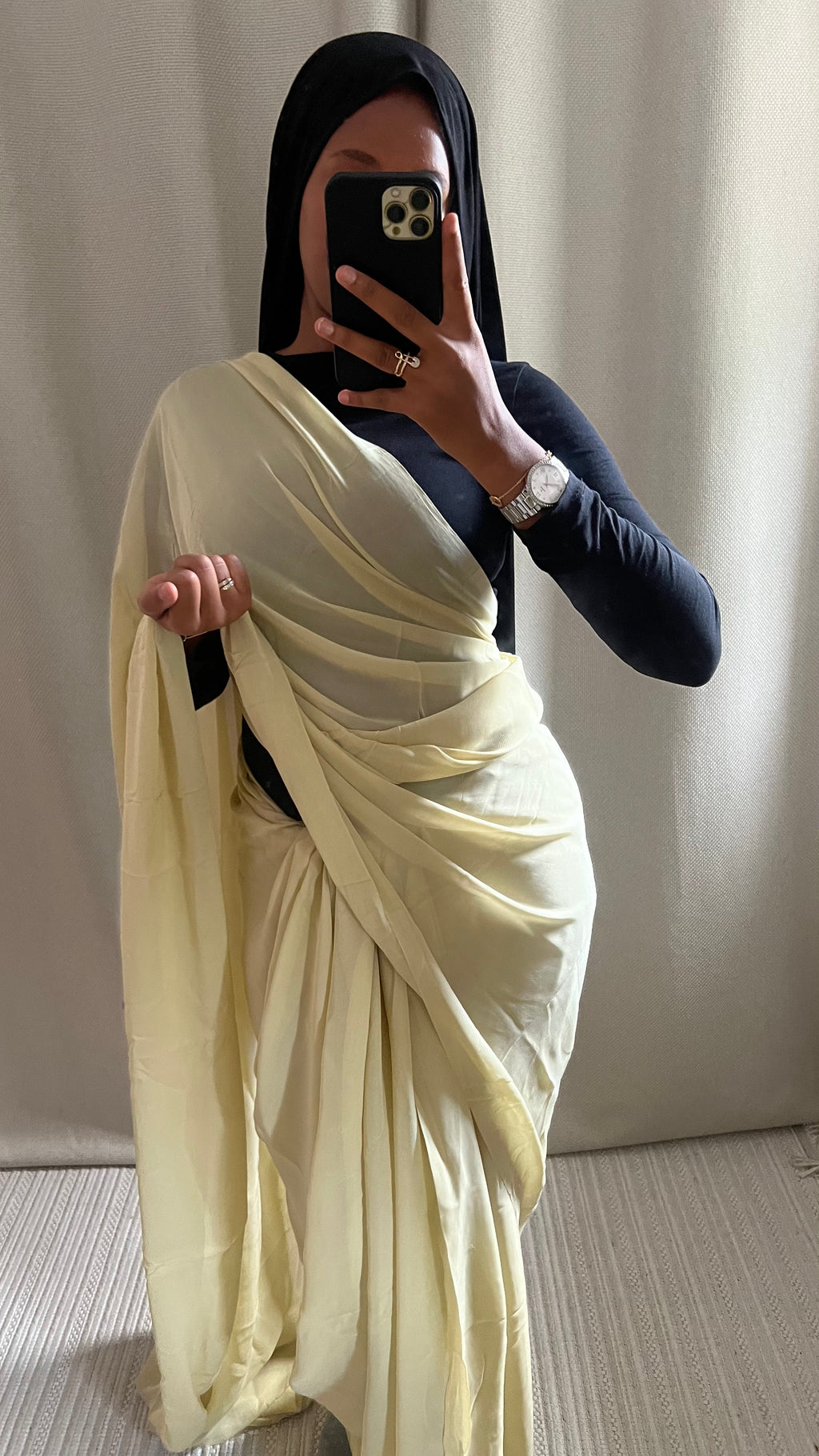 Saree Uni beige