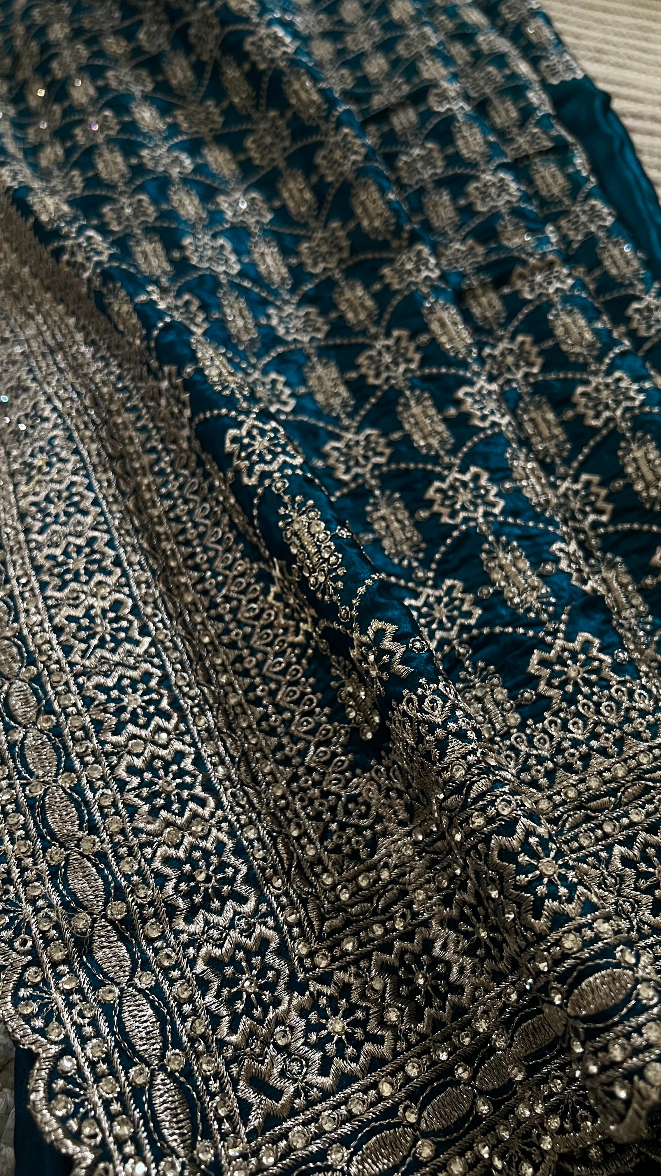 Saree Maya bleu