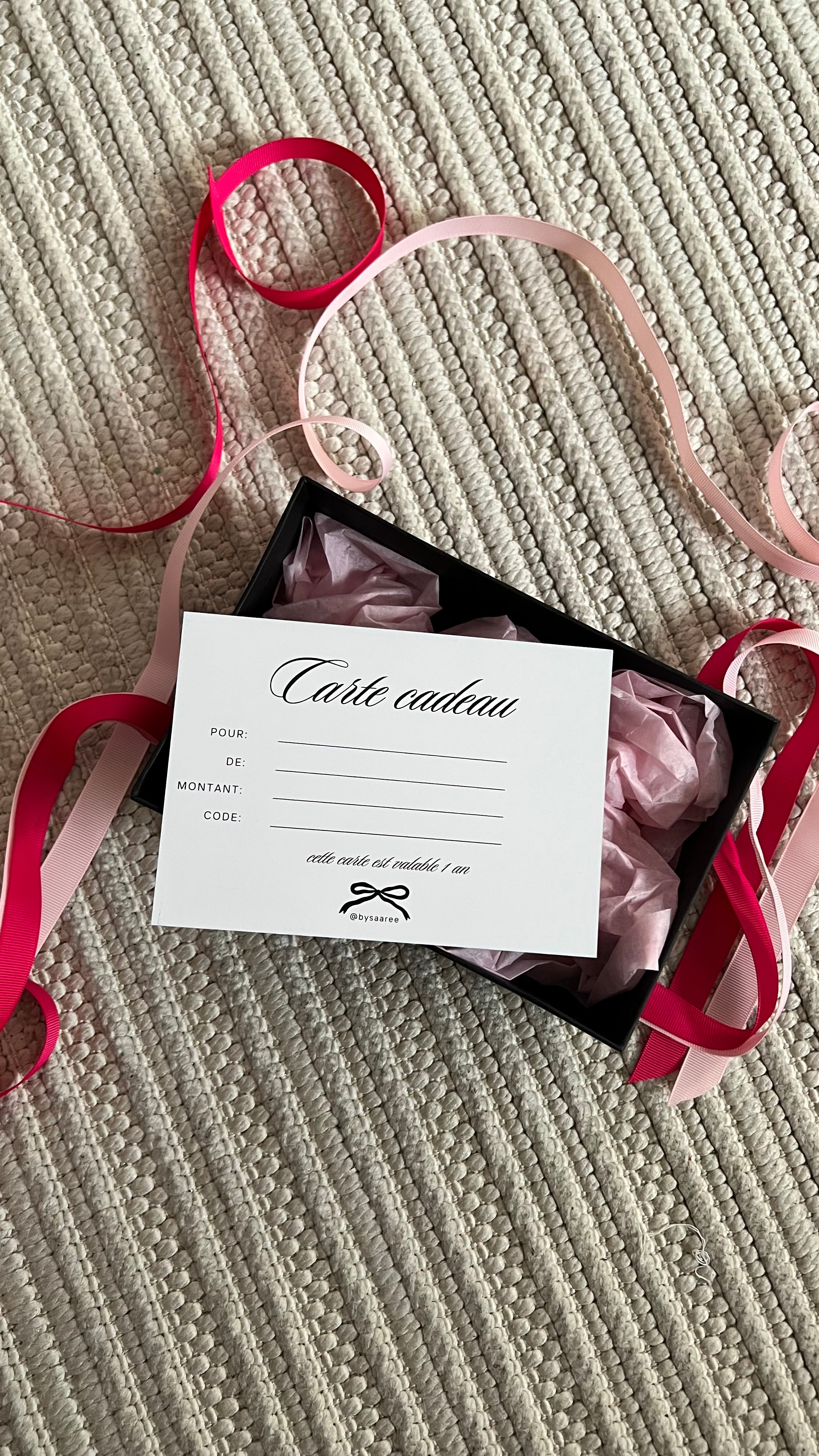 Carte cadeau