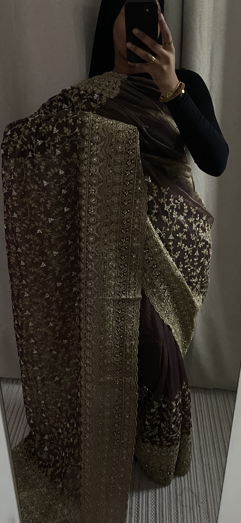 Saree Rym violet
