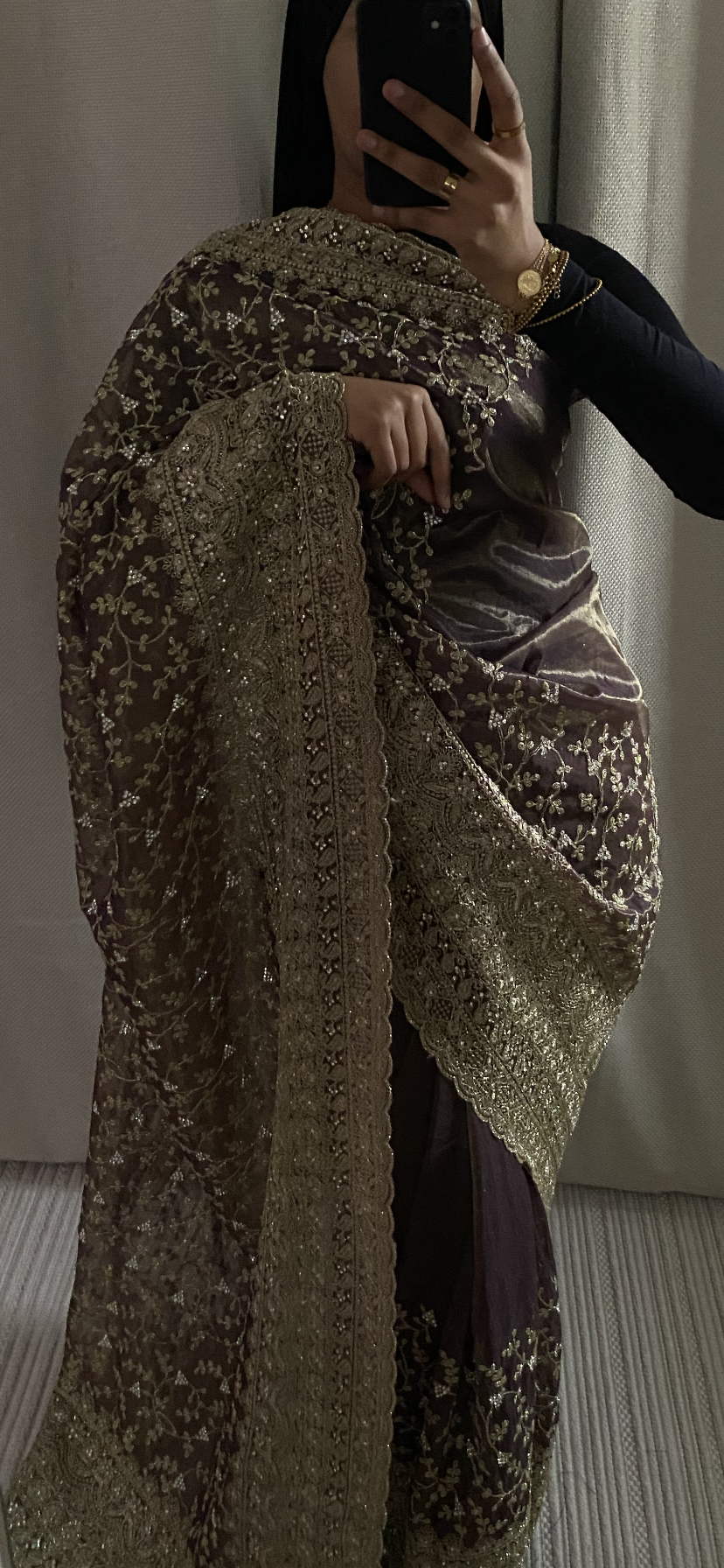 Saree Rym violet