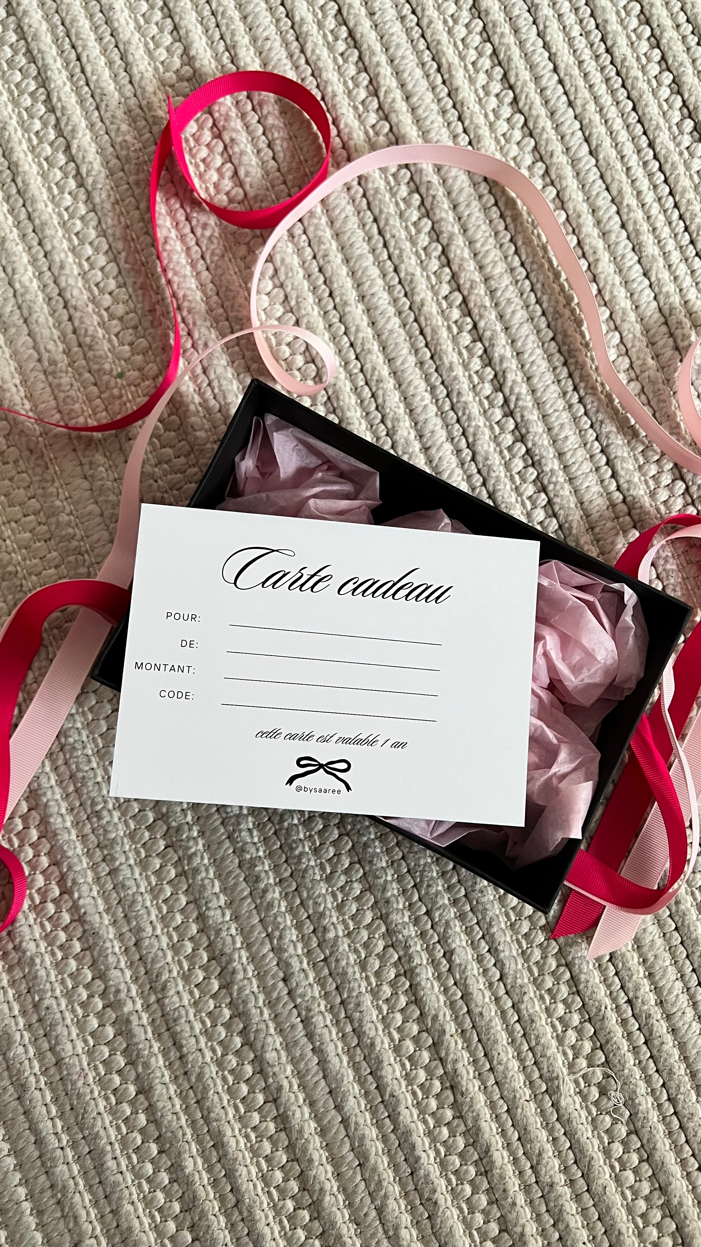 Carte cadeau