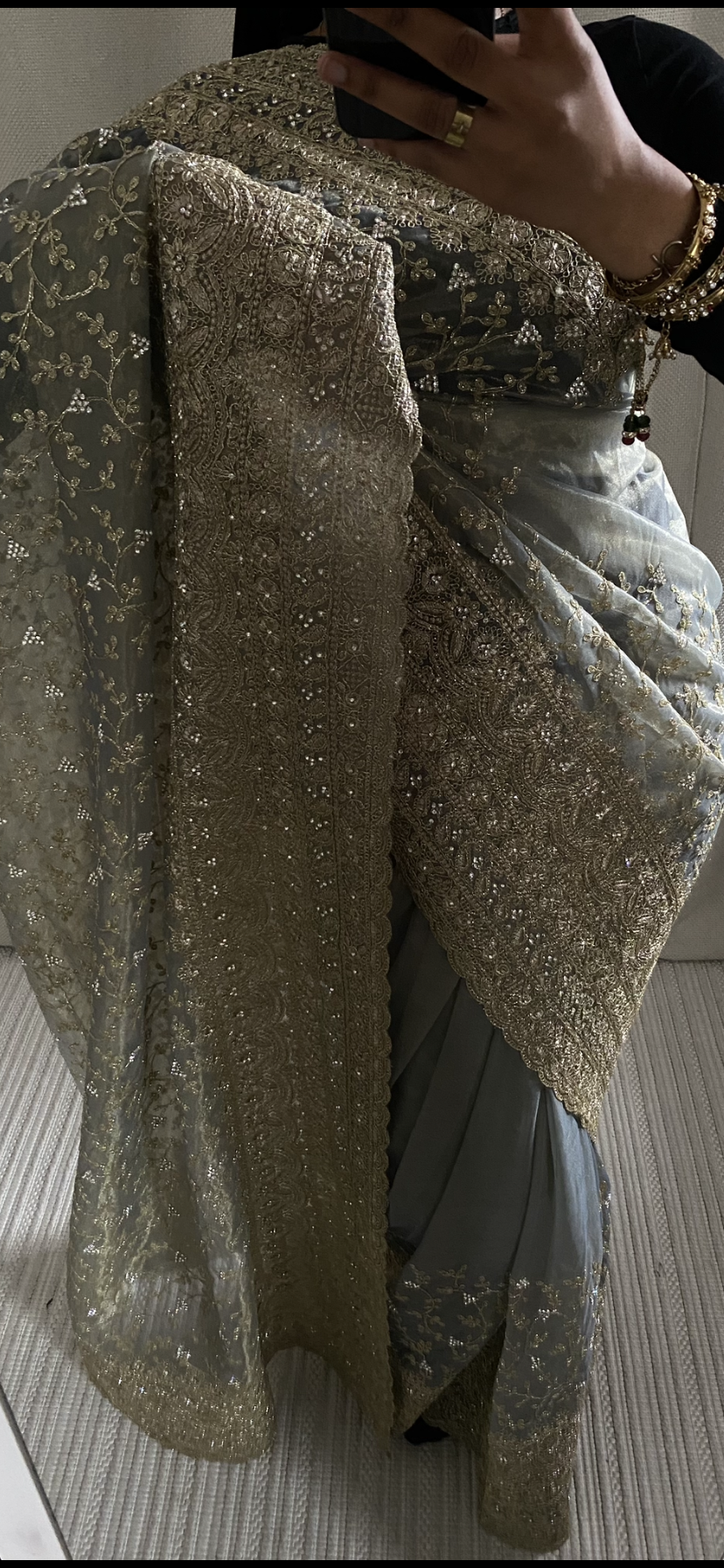 Saree Rym gris