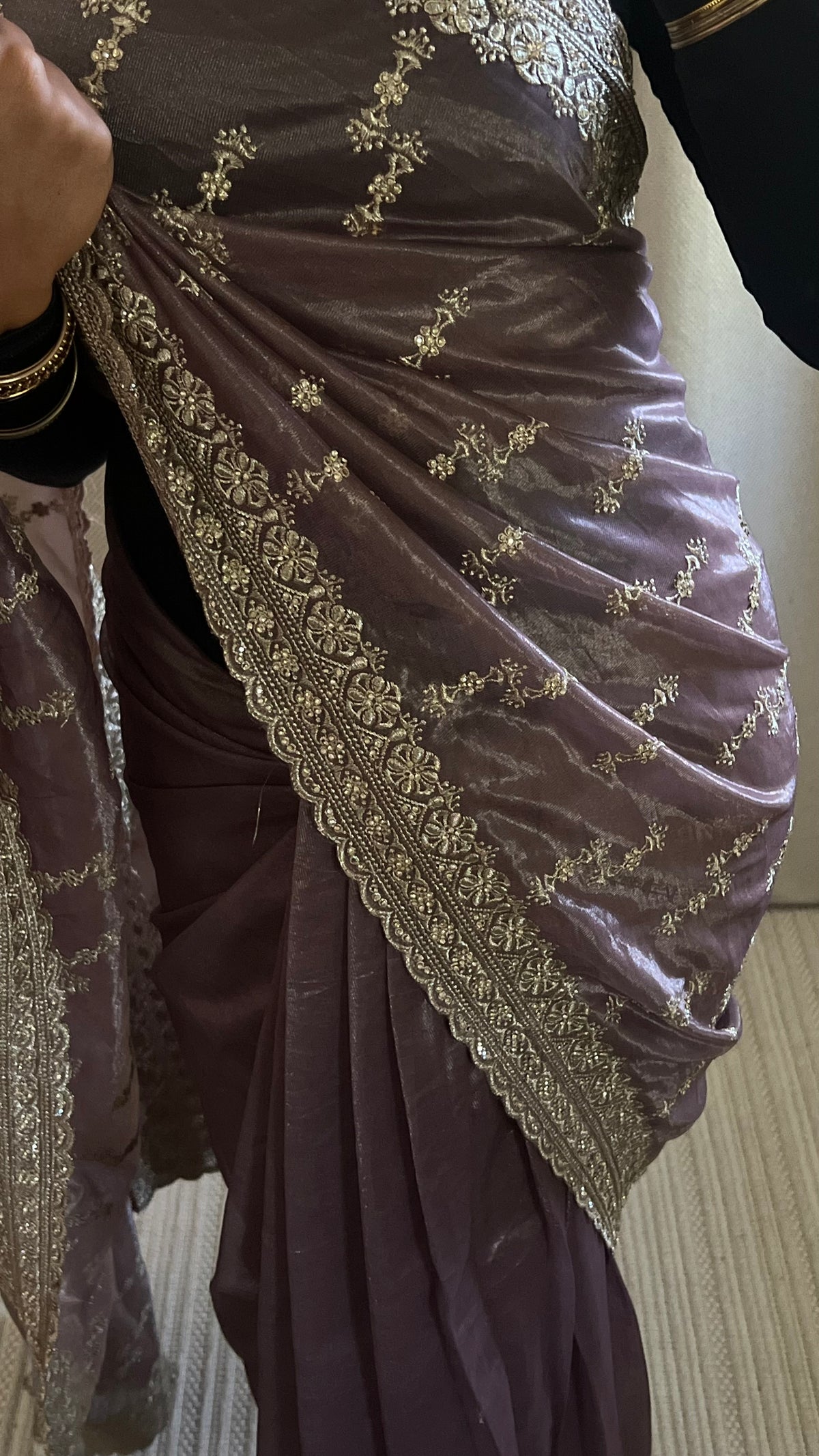 Saree Myah violet