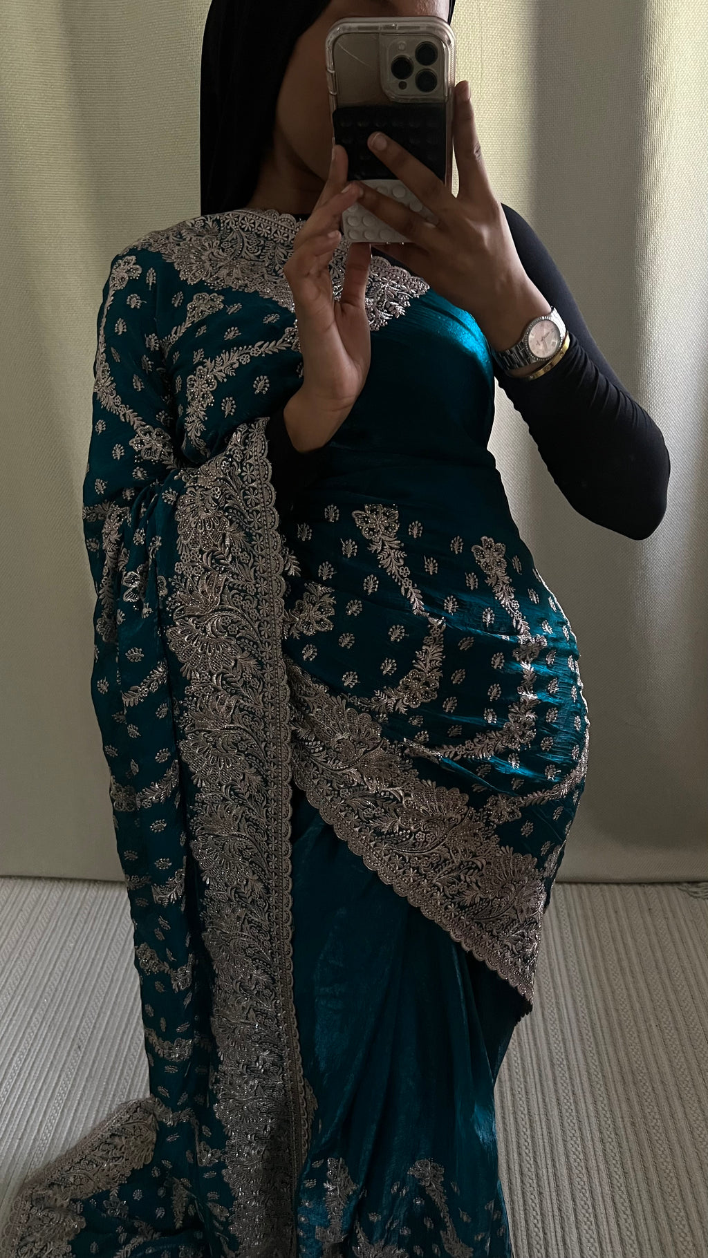 Saree Laya Bleu