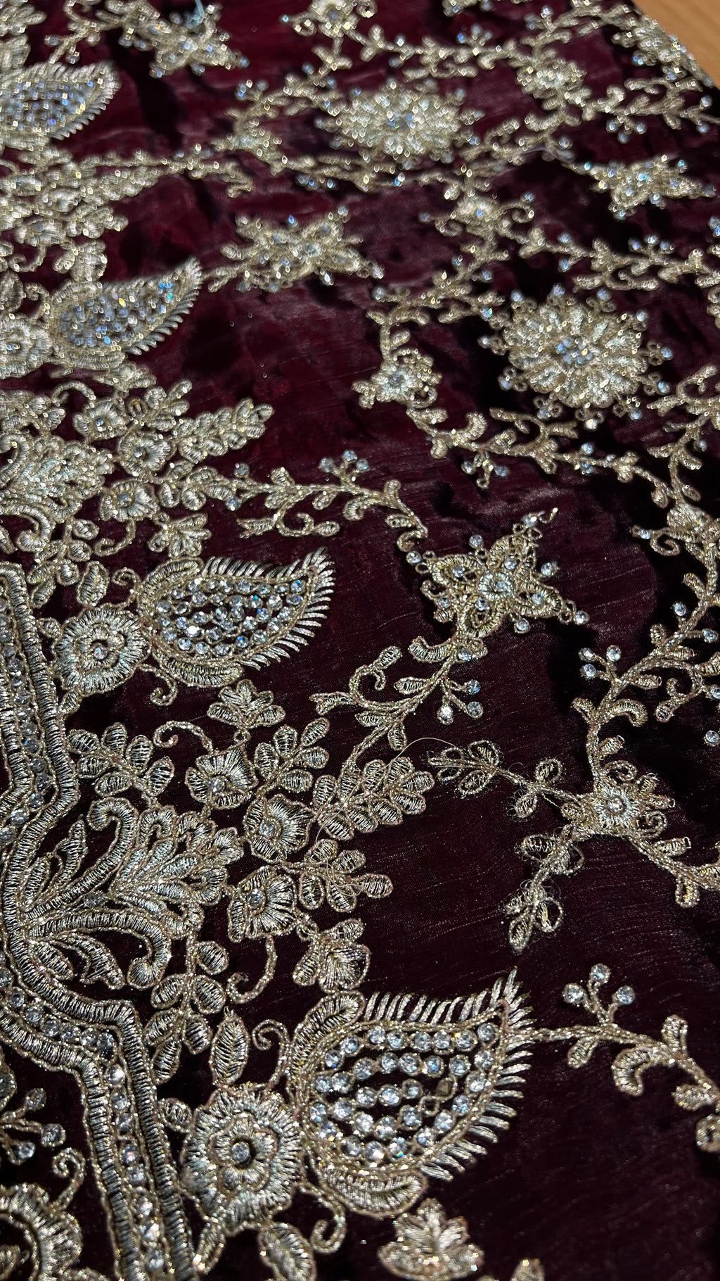 Saree Soraya bordeaux