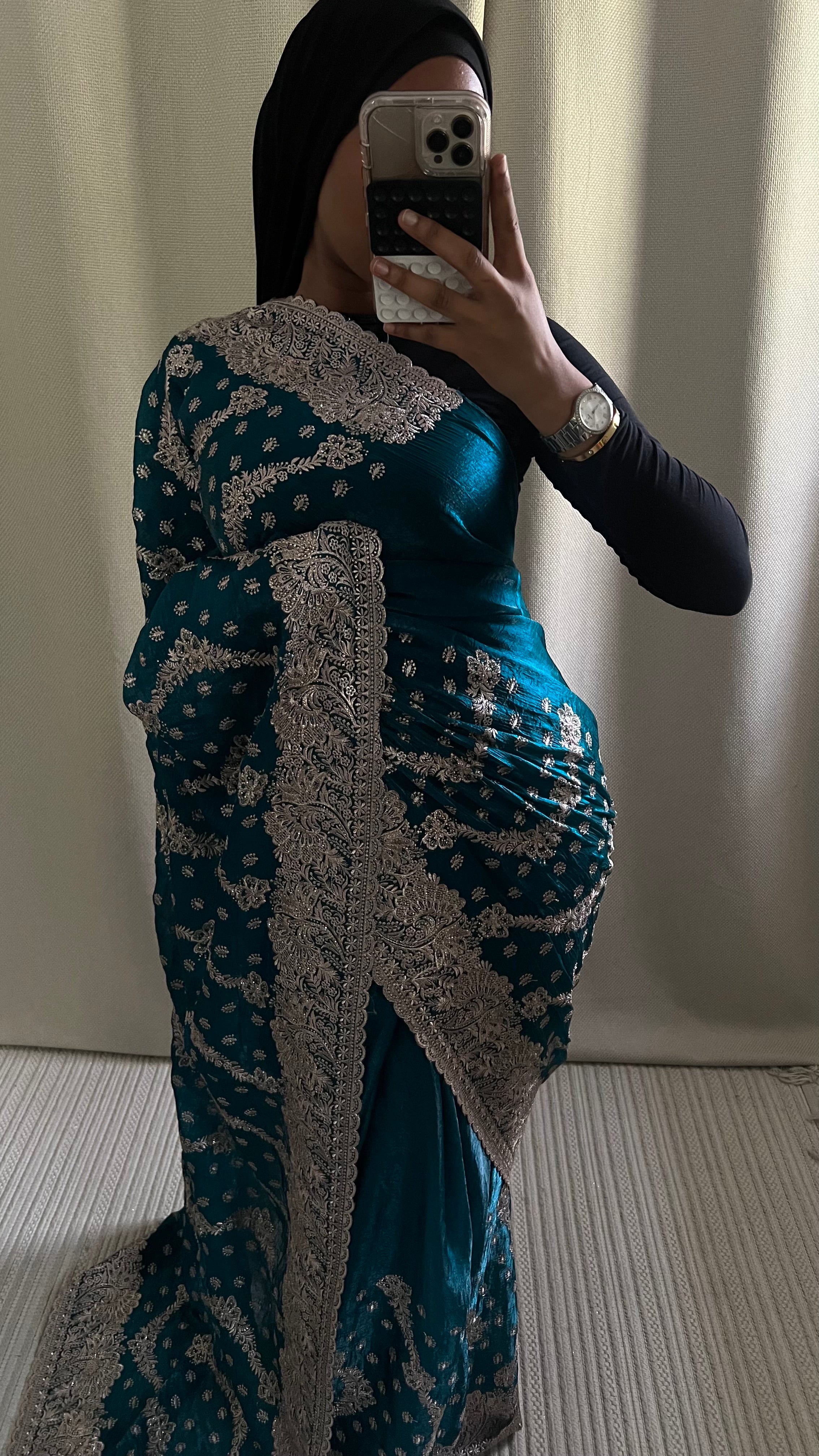 Saree Laya Bleu