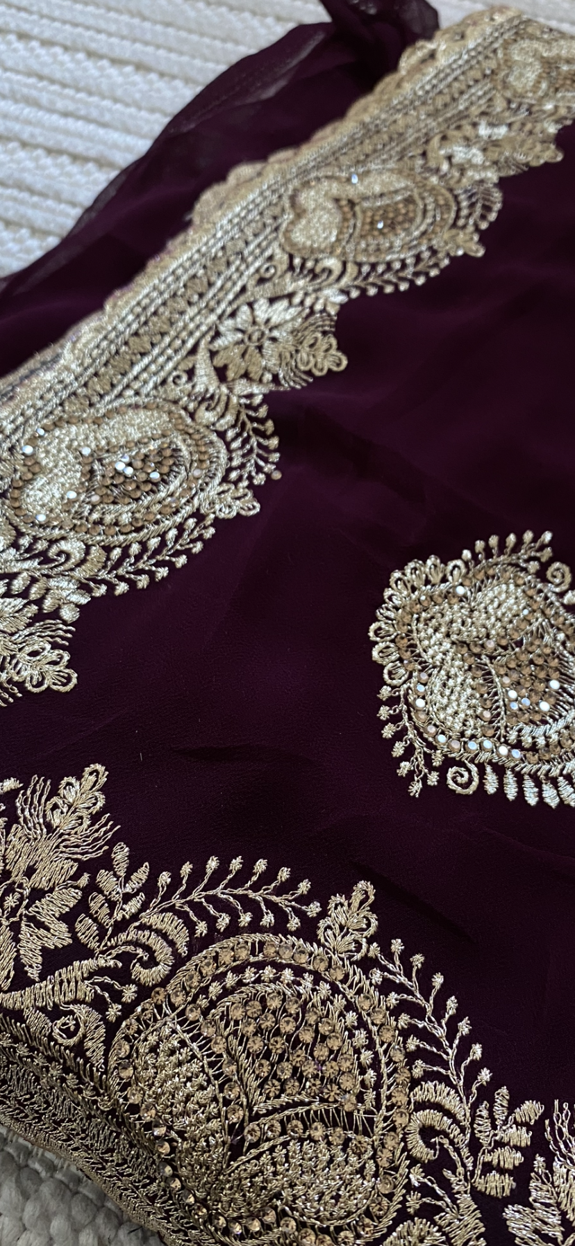 Saree Mayssa violet