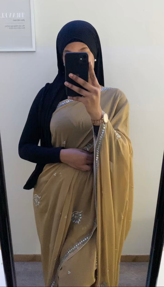 Camel Saree