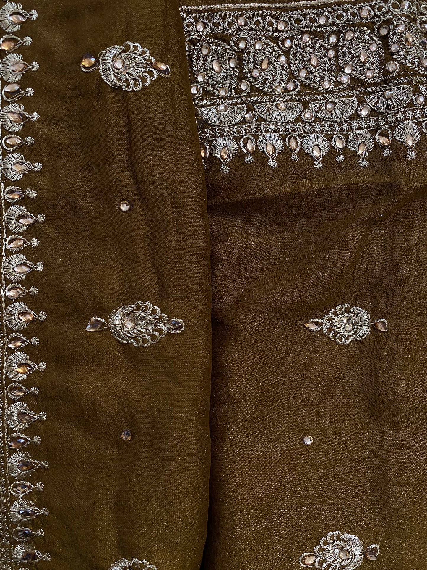 Gold Mawa Saree