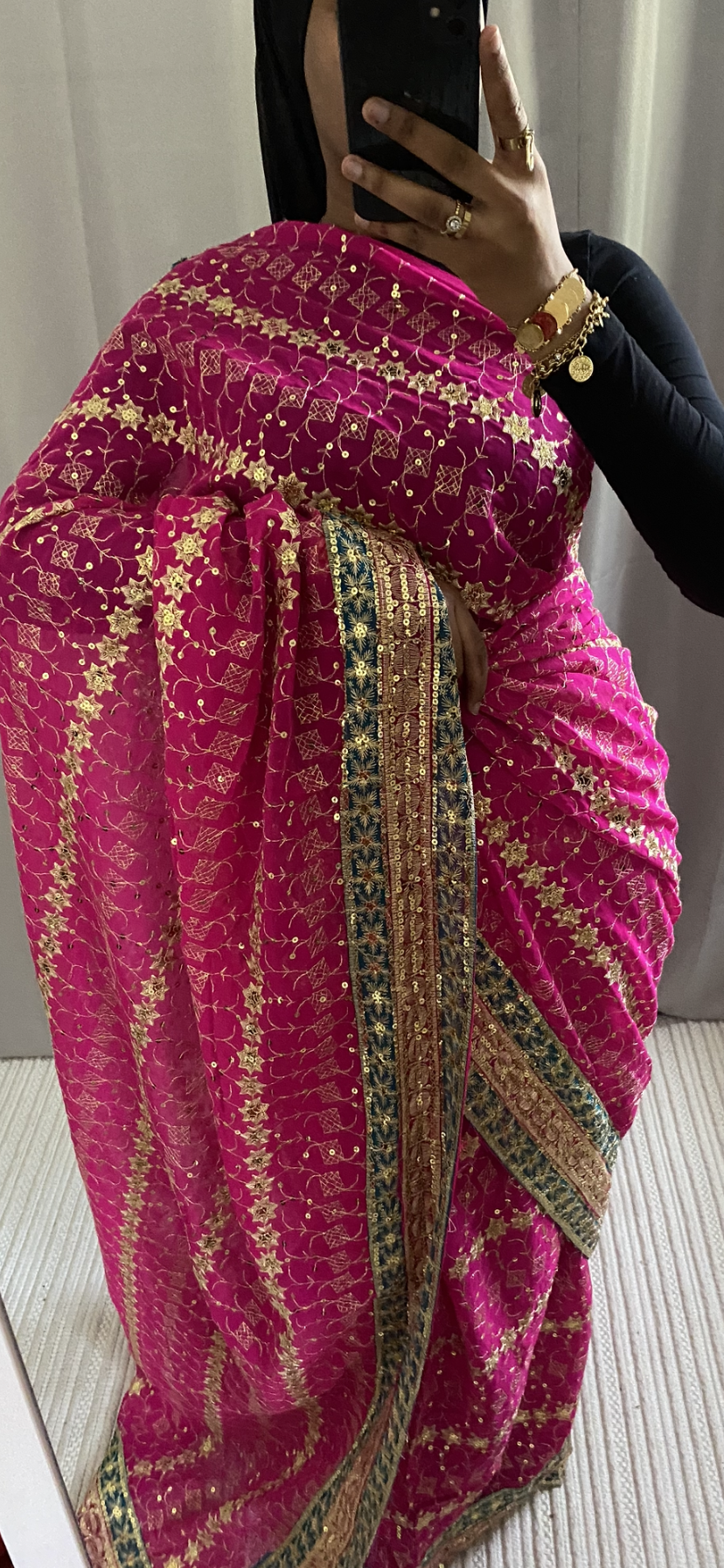 Saree Pinky vert