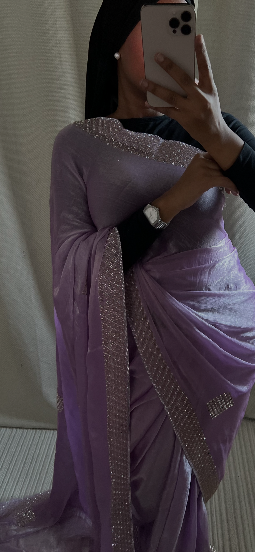 Saree Huda violet