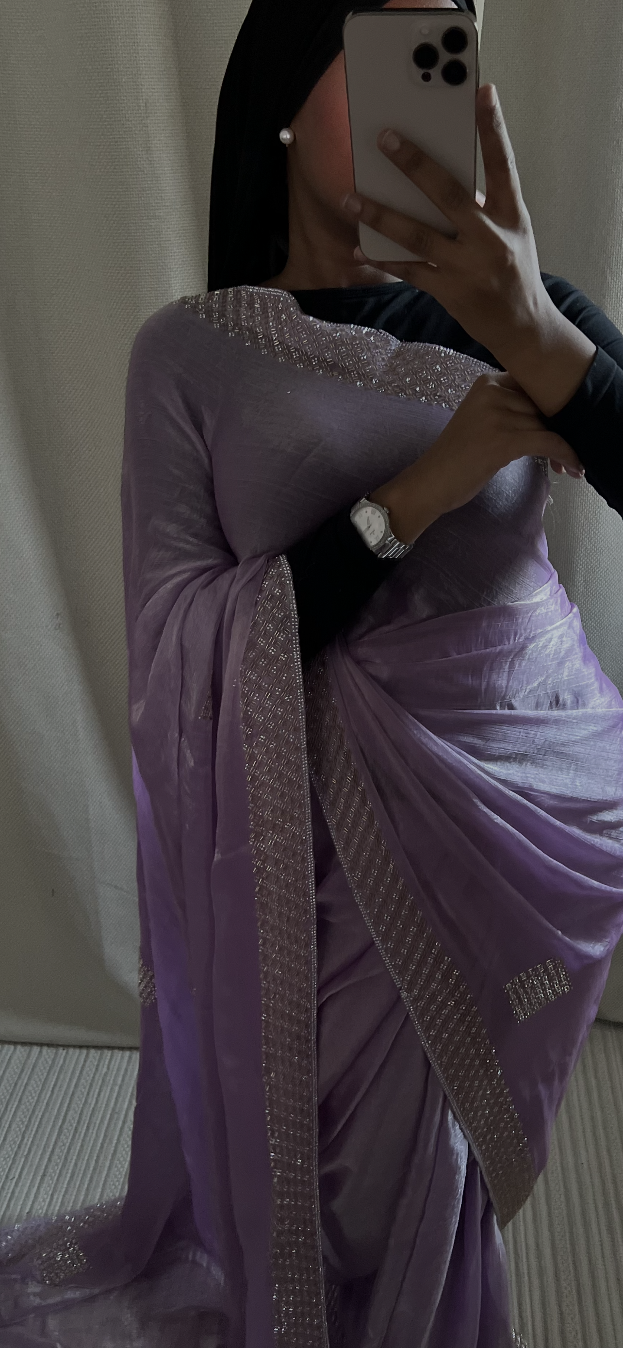 Saree Huda violet