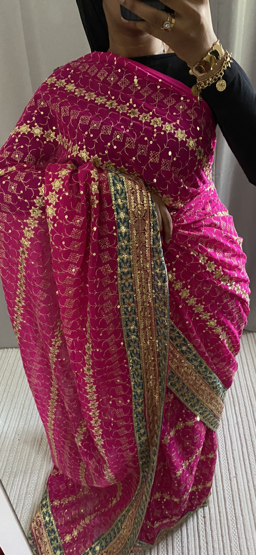 Saree Pinky vert