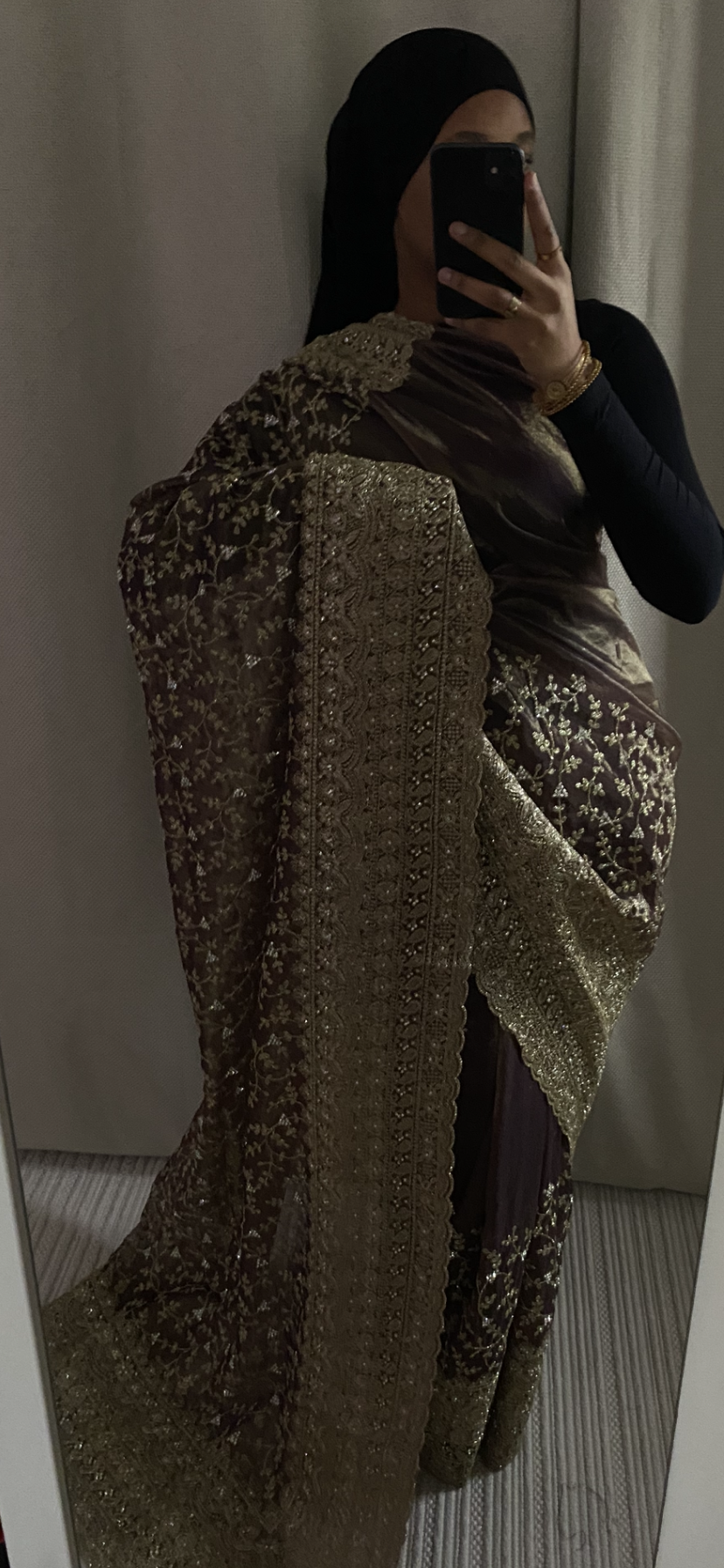 Saree Rym violet