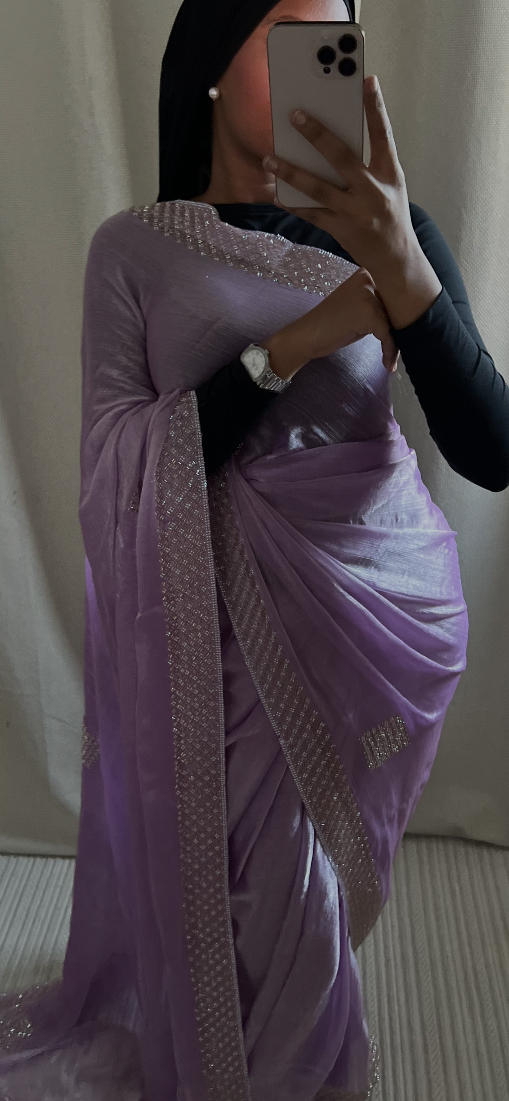 Saree Huda violet