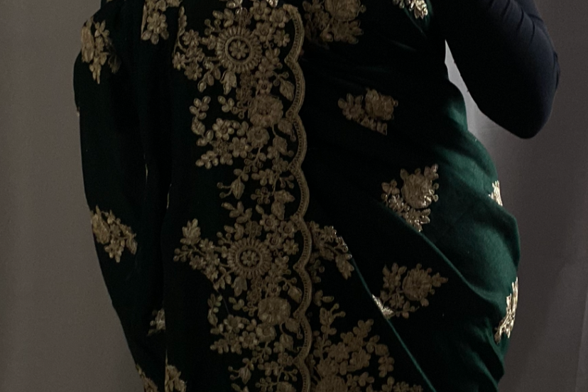 Saree Nour vert