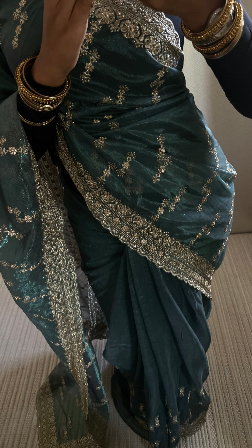 Saree Myah bleu