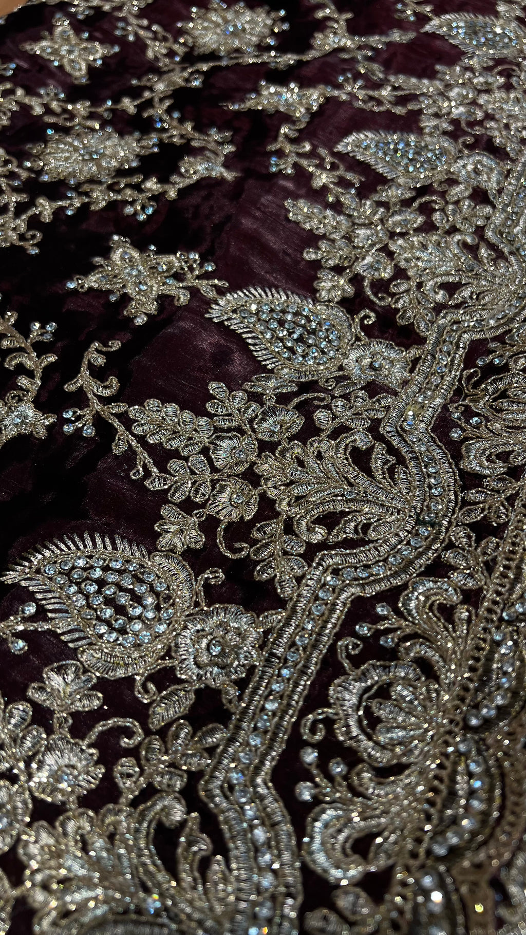 Saree Soraya bordeaux