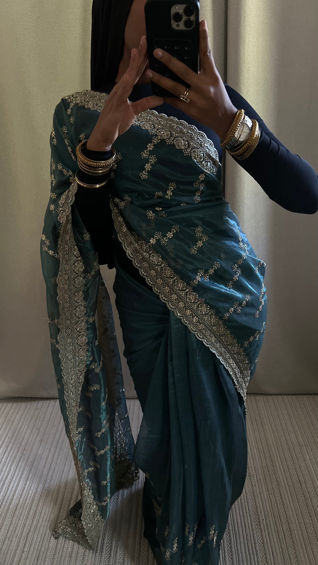 Saree Myah bleu
