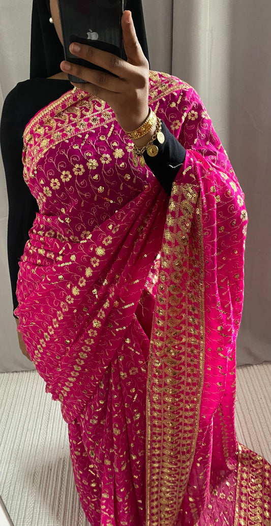 Saree pinky