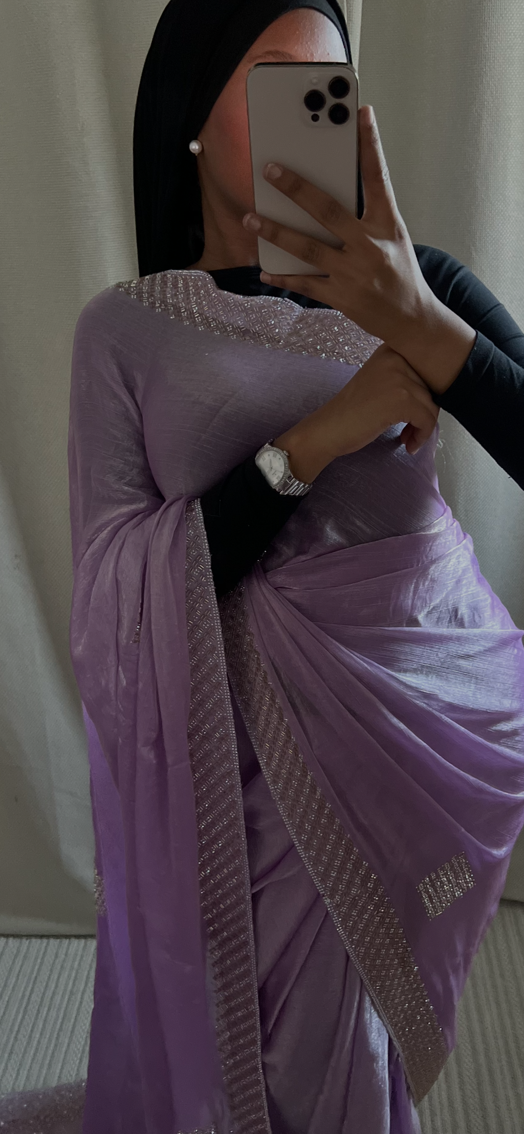 Saree Huda violet
