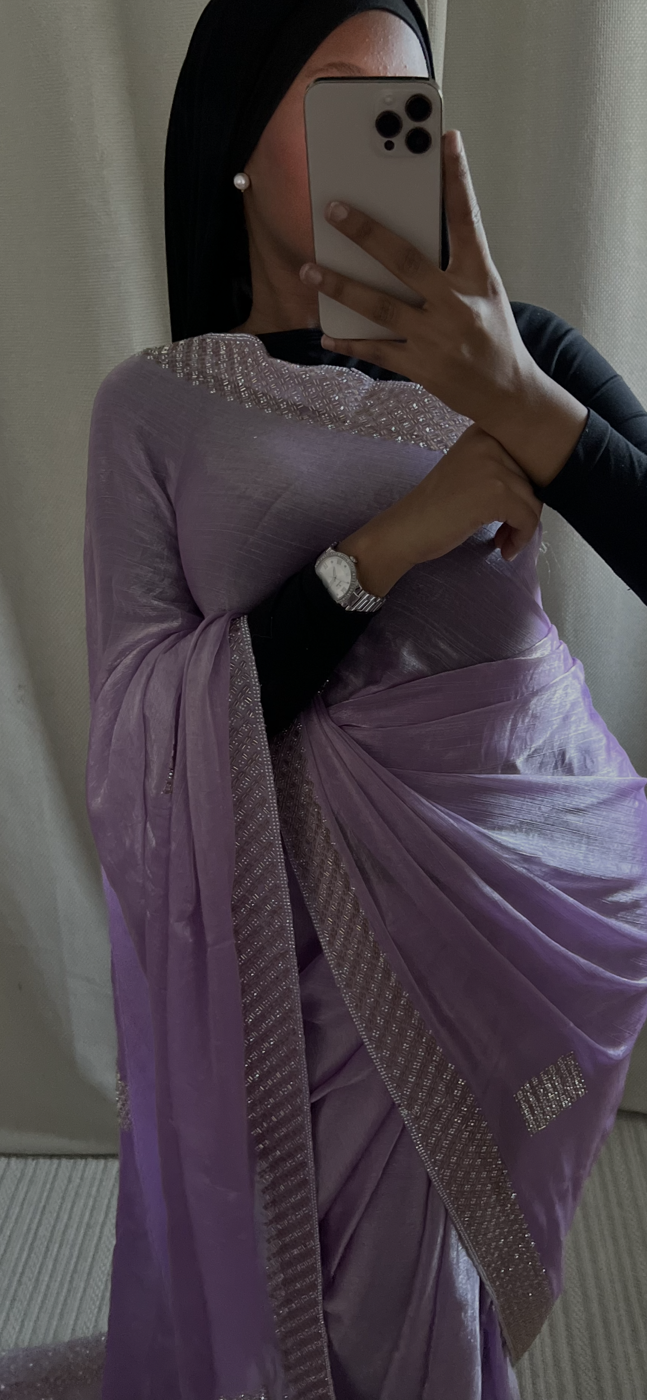 Saree Huda violet