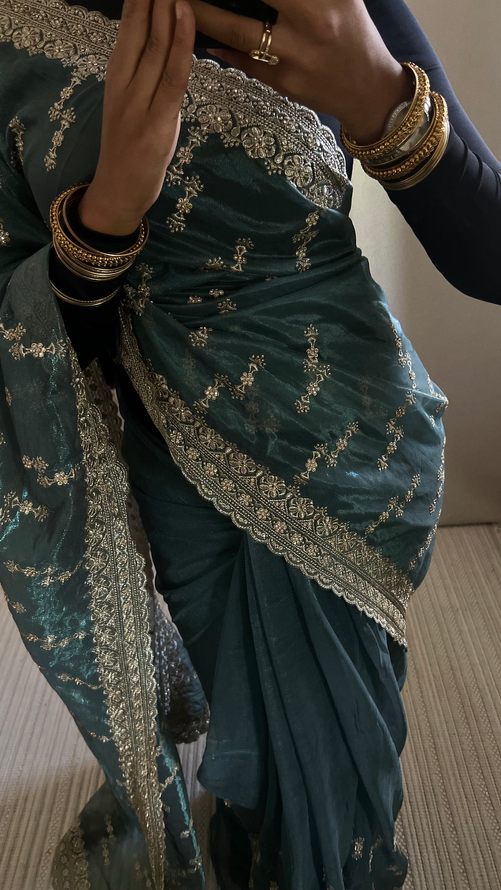 Saree Myah bleu