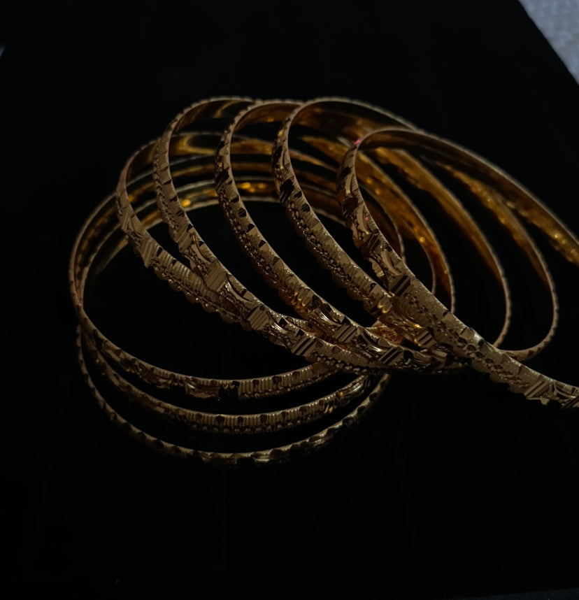 Lot de 8 bracelet Samia plaqué or