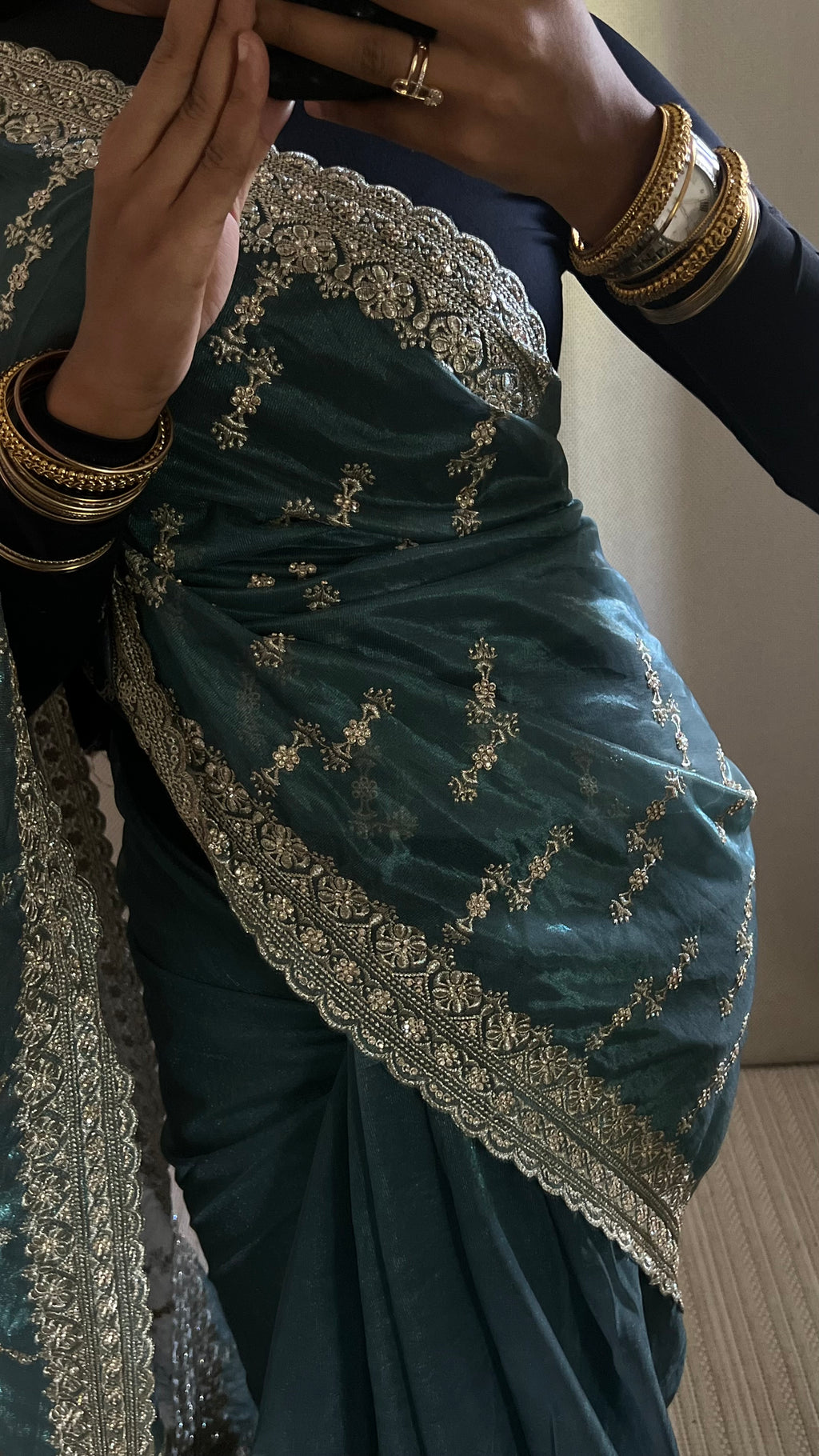 Saree Myah bleu