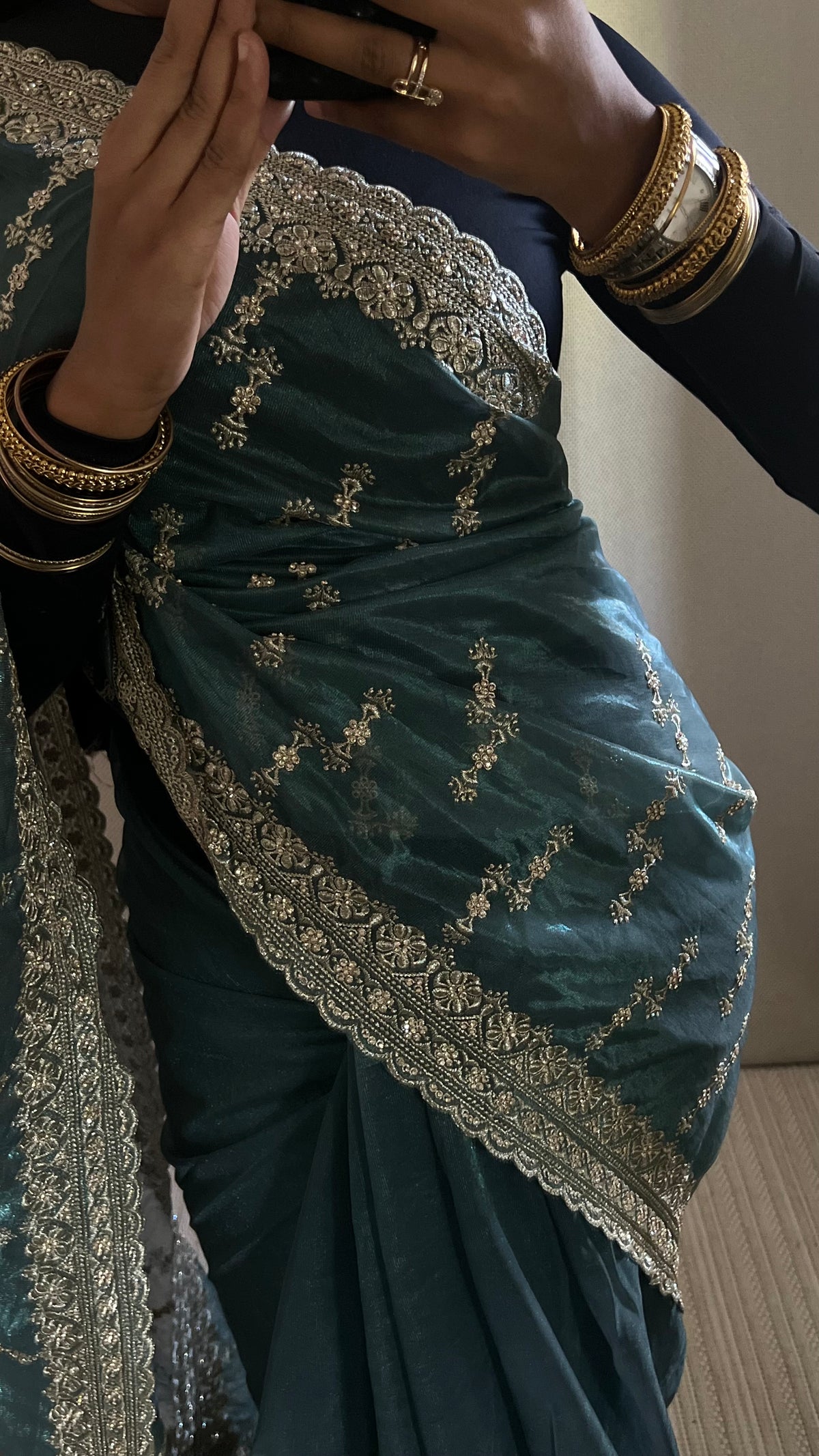 Saree Myah bleu