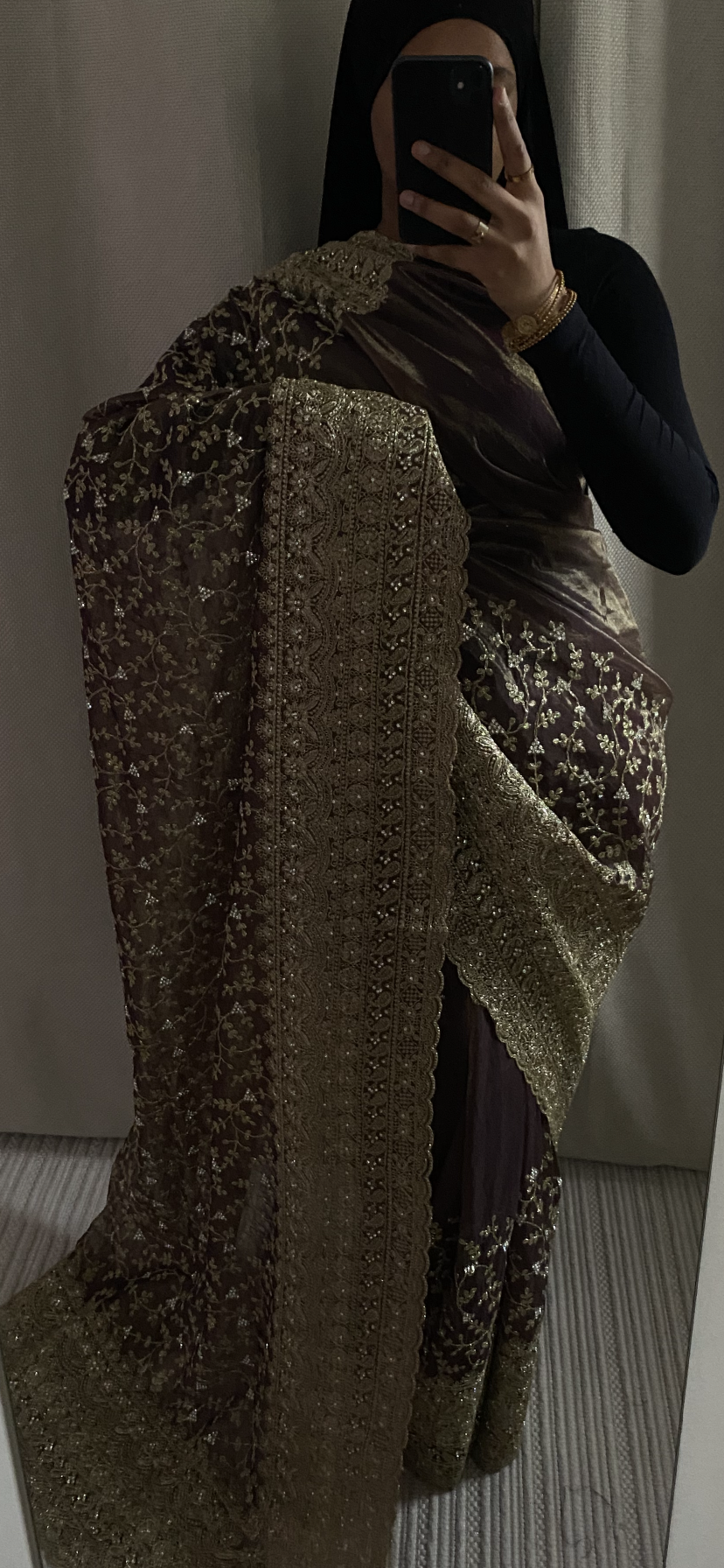 Saree Rym violet